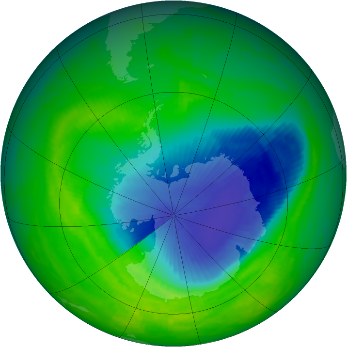 Ozone Map 1991-11-10